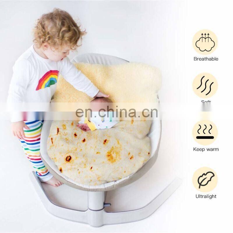 71Inch Burrito Tortilla Beach Towel Blanket for Baby Adult