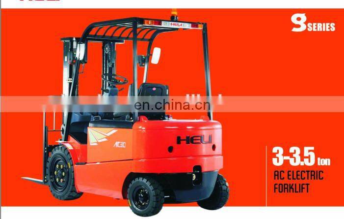 High quality heli 3-3.5T AC electric forklift