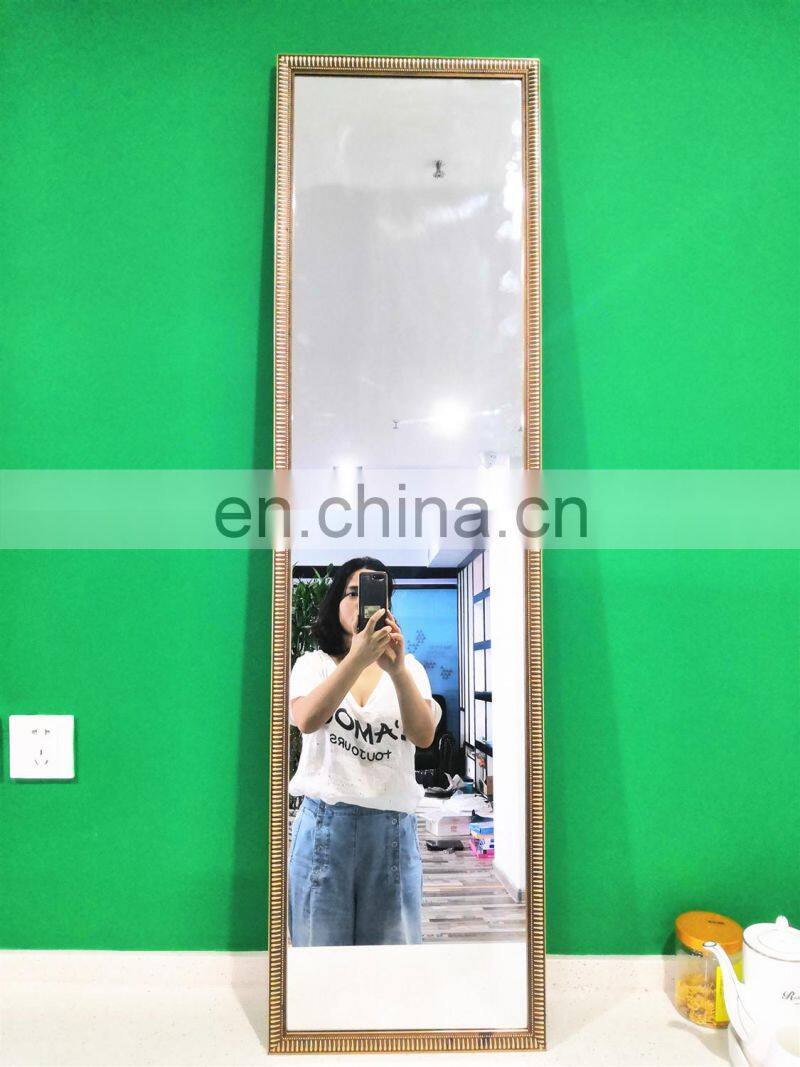Economical plastic wall mounted full length mirror