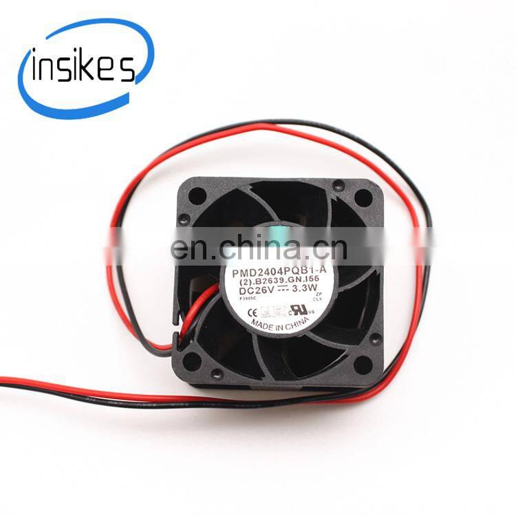 PMD2404PQB1-A DC24V 4.1W 40*40*28mm double ball inverter cooling fan industrial fan