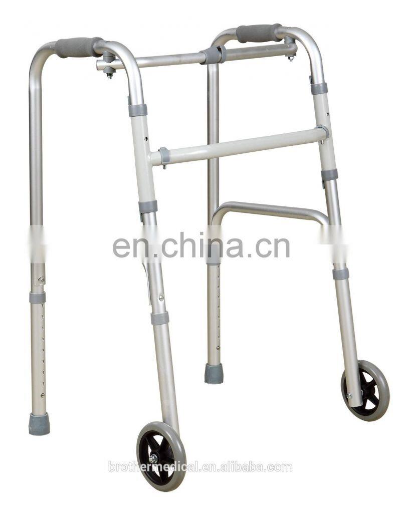 2020 Hot Sales Folding Medical Adjustable Walker for Disabled