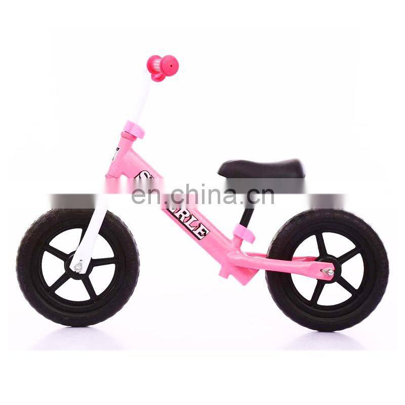 High Quality steel frame kids balance bike 2 in 1 / 12 inch no pedal sliding balance bike (baby balance bike)/ balance bike