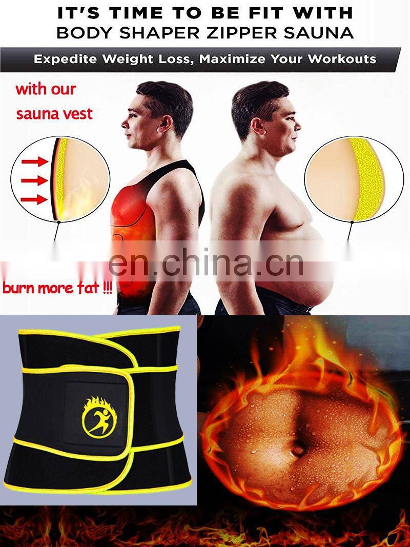 Waist Trainer Slimming Body Shaper for Men Weight Loss Sports Top Neoprene Sauna Belt Shapewear Corset