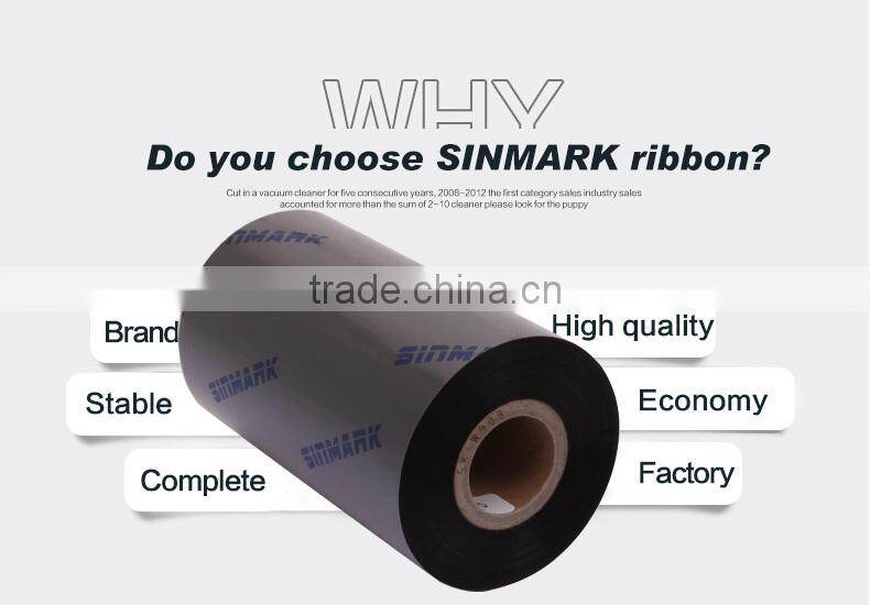 SINMARK L70300 ribbon thermal transfer thermal printer ribbons for thermal wax printer