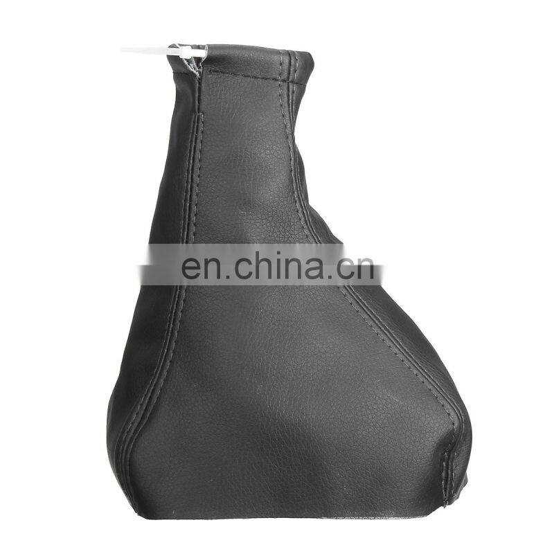 2 Pcs/Set Black Handbrake Gear Gaiter Dust Cover Set for Vauxhall Opel 2001-2006 CORSA B 1993 -2000