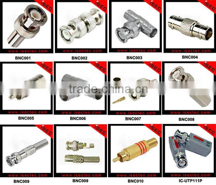 BNC male to RCA female bnc to rj45 converter