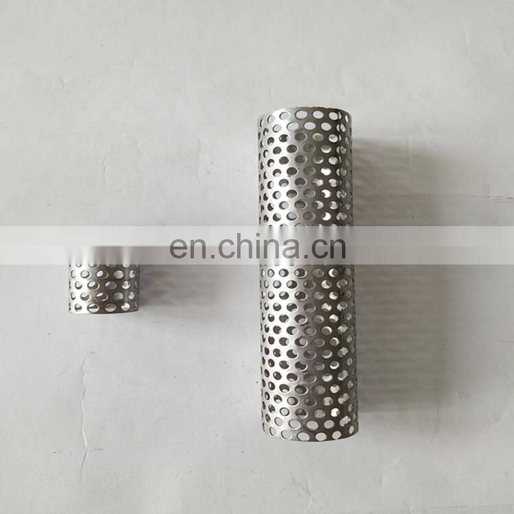 wire cylinder,well water mesh filter,Perforated Steel Pipe