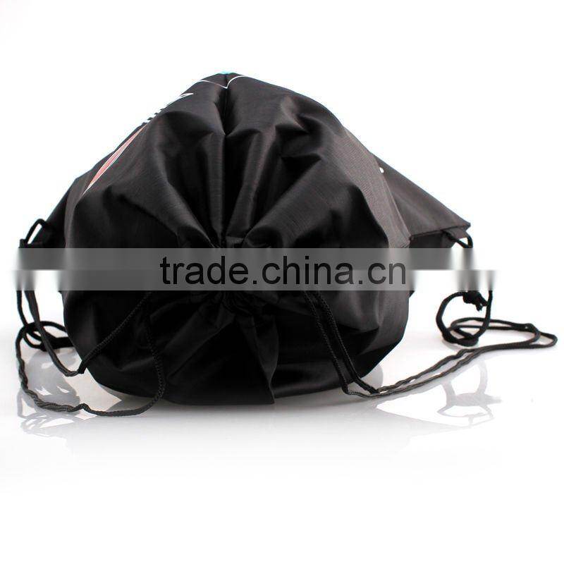 Promotional waterproof nylon drawstring backpack