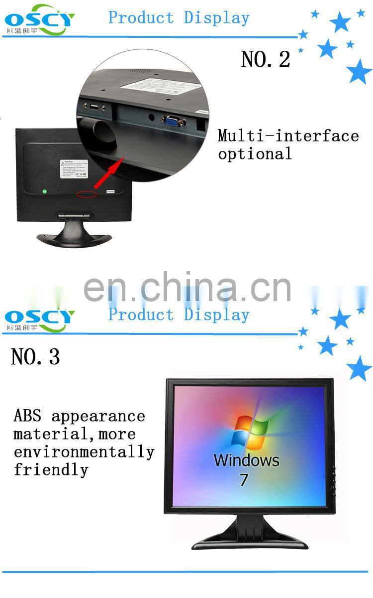 17''Open Frame Panel Pos Screen Computer Lcd Floor Stand lcd monitor pos system touch screen