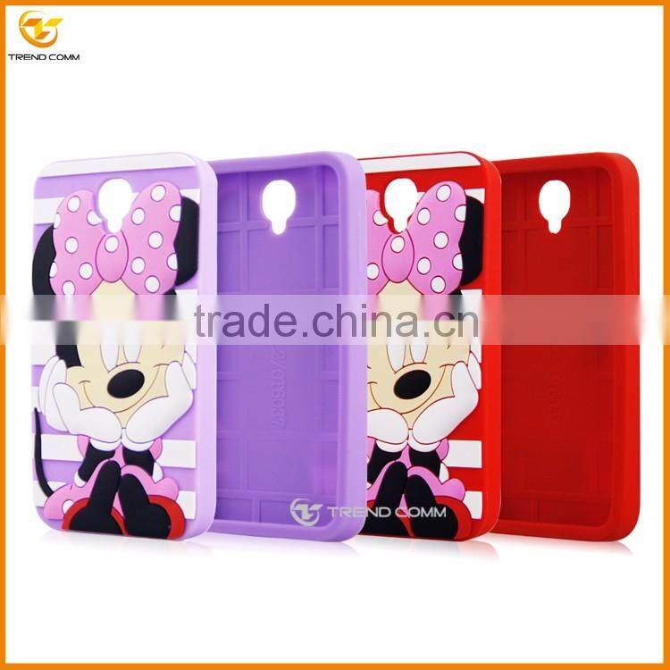 for Alcatel OT6037 soft silicon caes cover