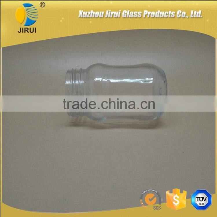 190ml Round Shape Clear Glass Food Jar
