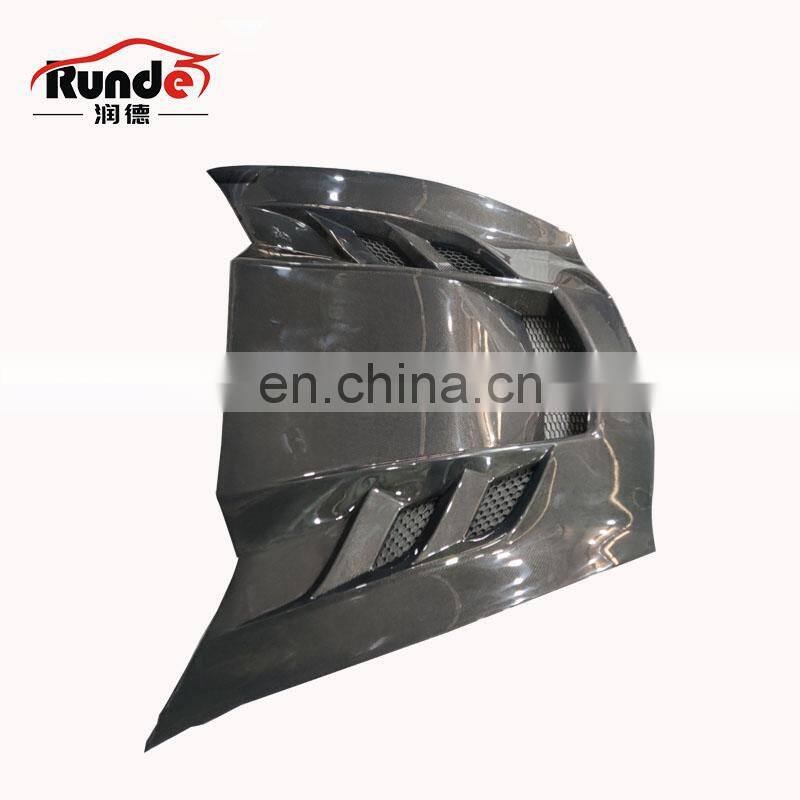 Runde Car Modification Brilliant Quality New Carbon Fiber Bonnet Engine Hood For Corette C7