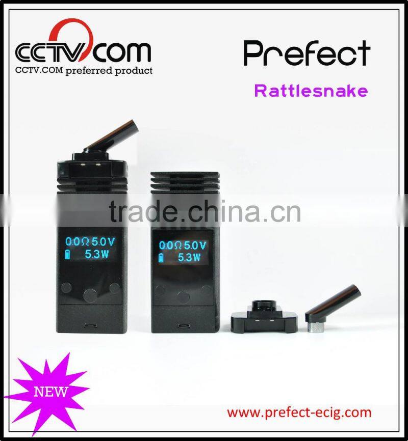 2015-2016 Newest ecig box mod PREFECT Rattlesnake 50w/PREFECT Rattlesnake 50w