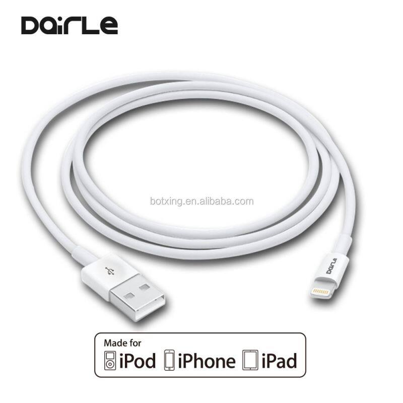 White MFi charger cable usb to lightning cable for iphone