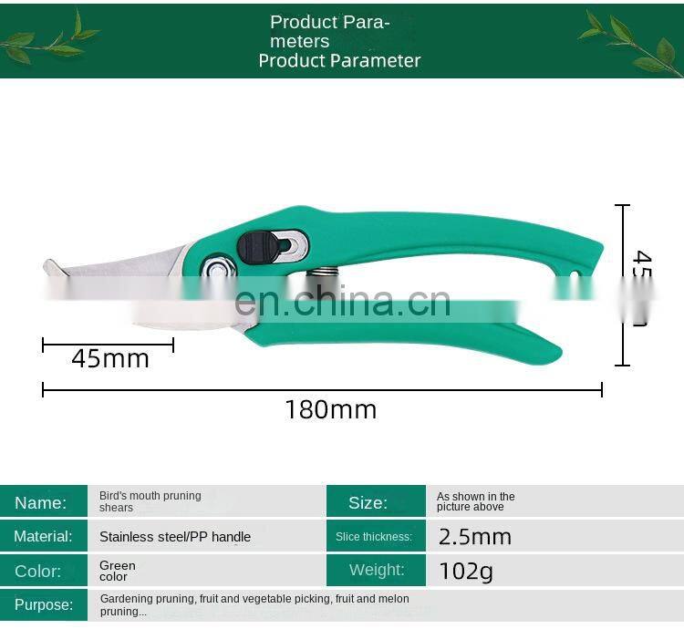 Professional steel pruner gardening hand pruning shears scissors for flowers/garden tree