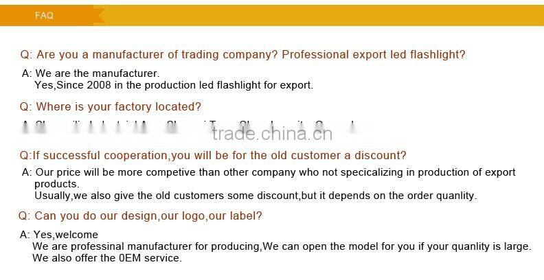 Super Tiger LED Plastic high powered torches