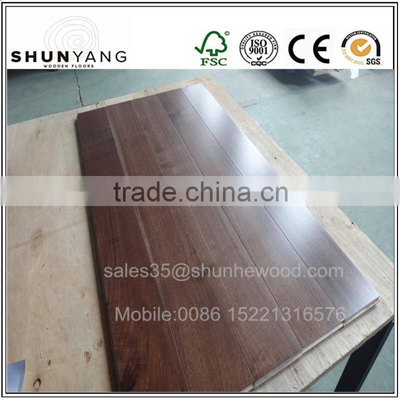 Indoor Usage 189mm American Walnut Multi layer Engineered Wood Floor