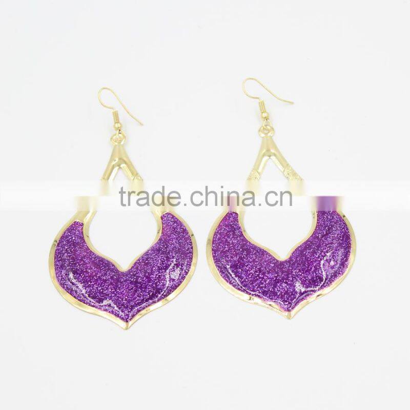 12 Pairs A Lot Six Colors Mixed Wholesale Multicolor Epoxy Earring,Latest Earring Jewelry Huggie Earrings