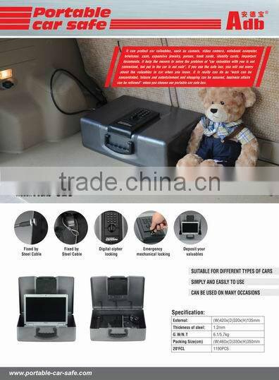 portable safe , gun safe, pistol safe -ADB-928