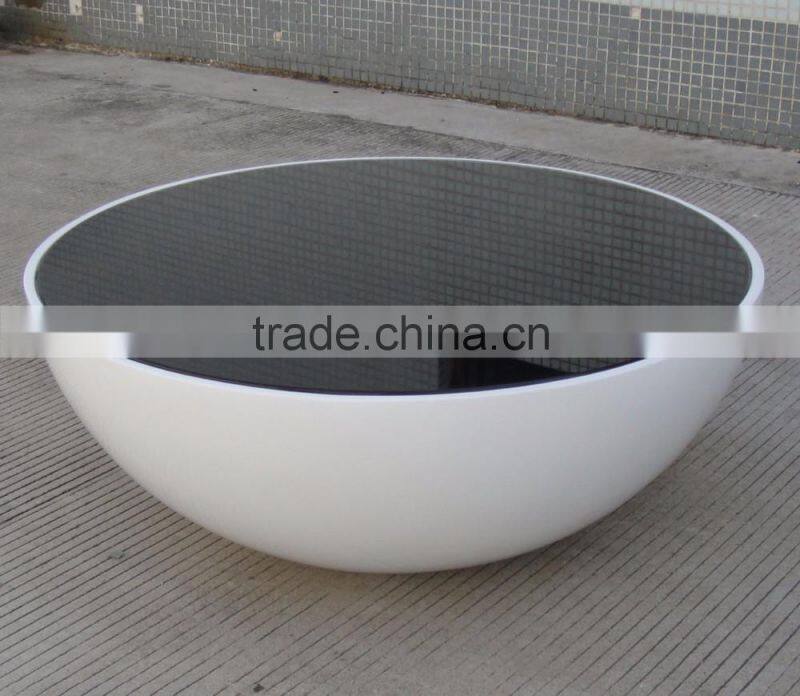Eero Aarnio Hybo Contemporary glass coffee table