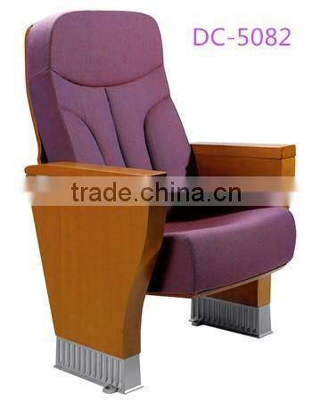 Wooden auditorium theater chair