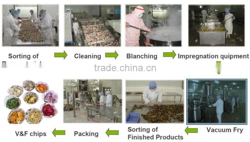 vacuum fried(VF) low temperature pumpkin chips healty snacks low fat