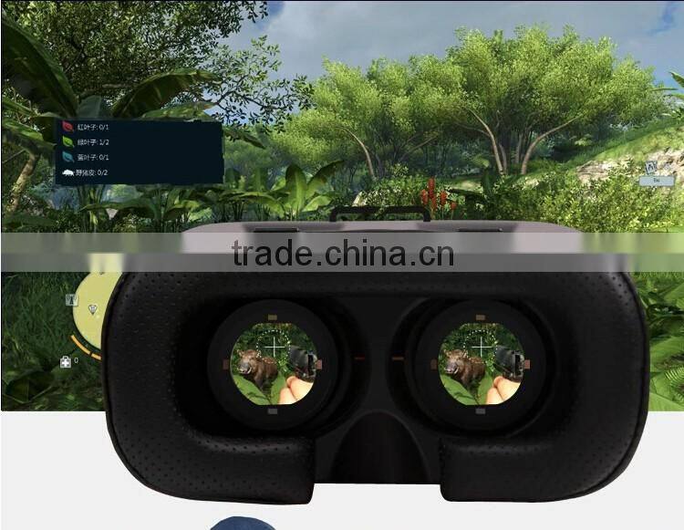 VR Case BOX Google Virtual Reality 3D Glasses Head-mounted 3D Video Movie Game Glasses for iPhone Samsung 3.5-6.0 inch Smart Pho