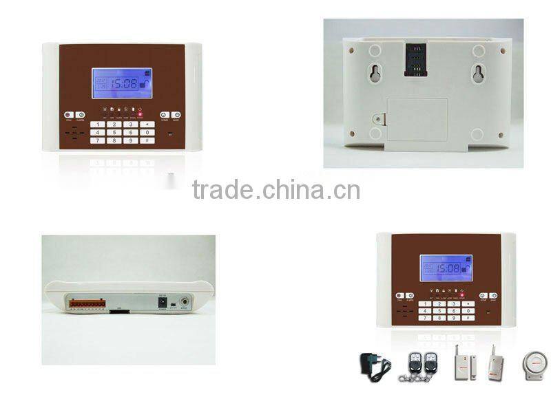 2012 best selling!GSM wireless burglar alarm equipment using for home,shop,warehouse and etc