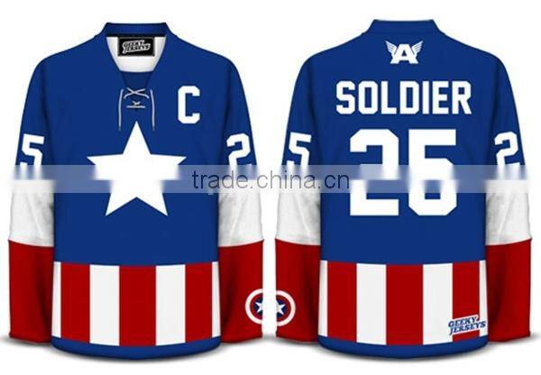 wholesales dreamfoxsport mens ice hockey jerseys/ice hockey team shirts sale
