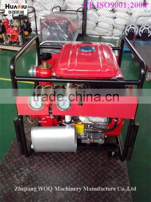 HUAQIU BJ-22B diesel fire pump with handle frame