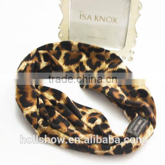 Fashion Ladies Trend All-match Leopard Elastic Headband