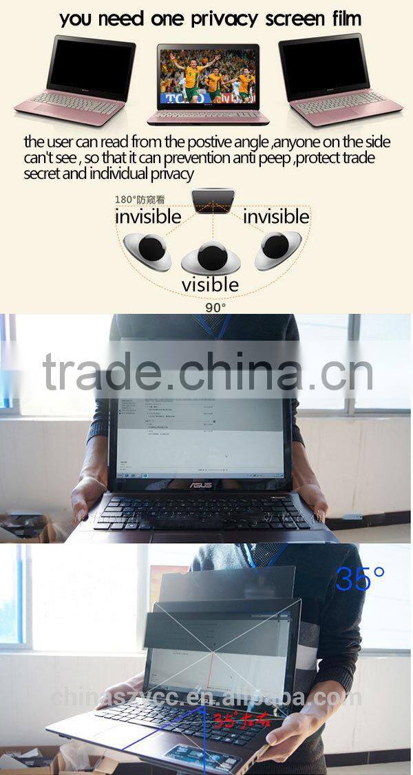 hot new products for 2015 privacy screen protector for laptop/notebook/computer