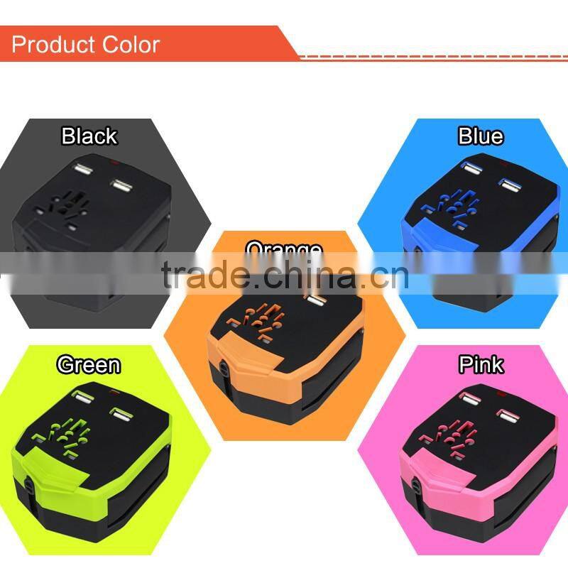 2016 Travel Power Converter Travel-Power-Converter-Adaptor Car Charger/Traver Charger Adaprter 2-in-1
