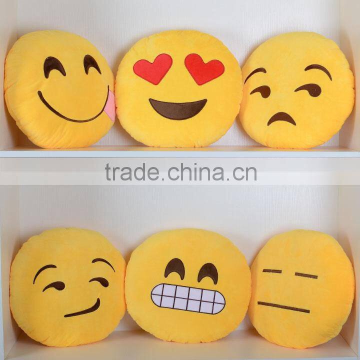 Wholesale Soft Cute Emotion Cotton Cushion Cover