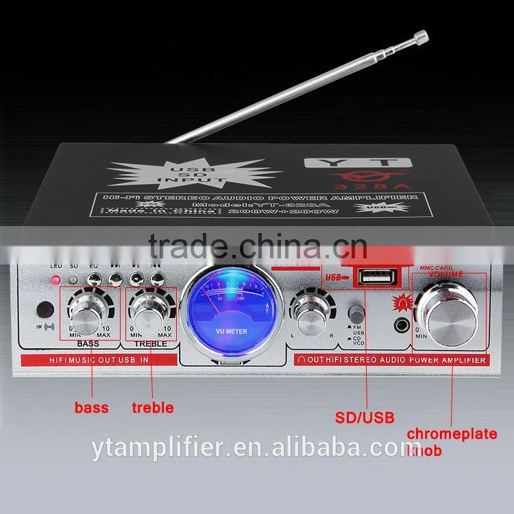 usb pa system digital mini amplifier YT-328A/FM SD/USB