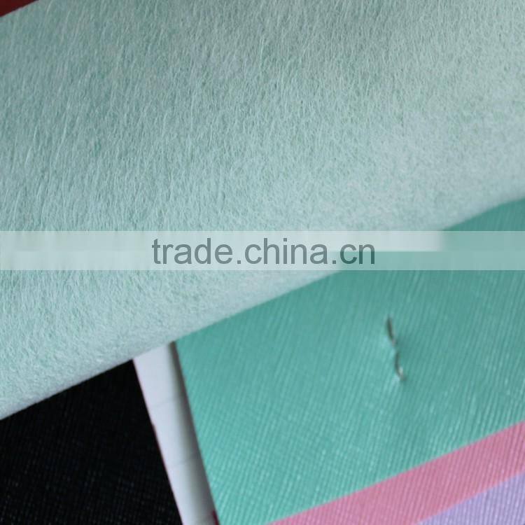 lamb texture pu aritificial leather for making handbags