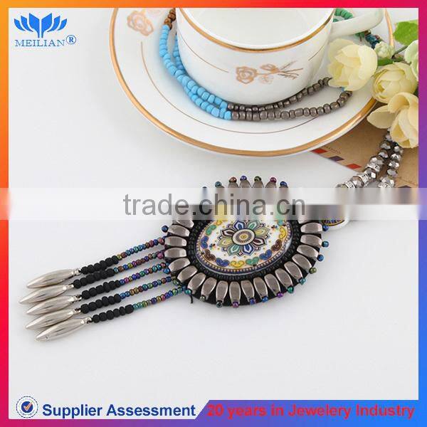 Tassel necklace pendant bead beaded fringe turkish