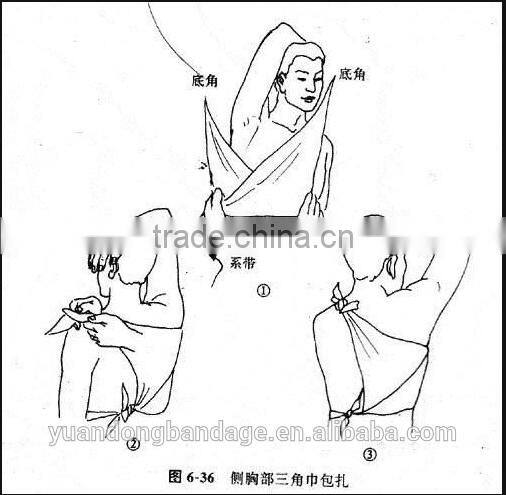 YD20060 Bandage Triangular Cotton 110CM,90CM
