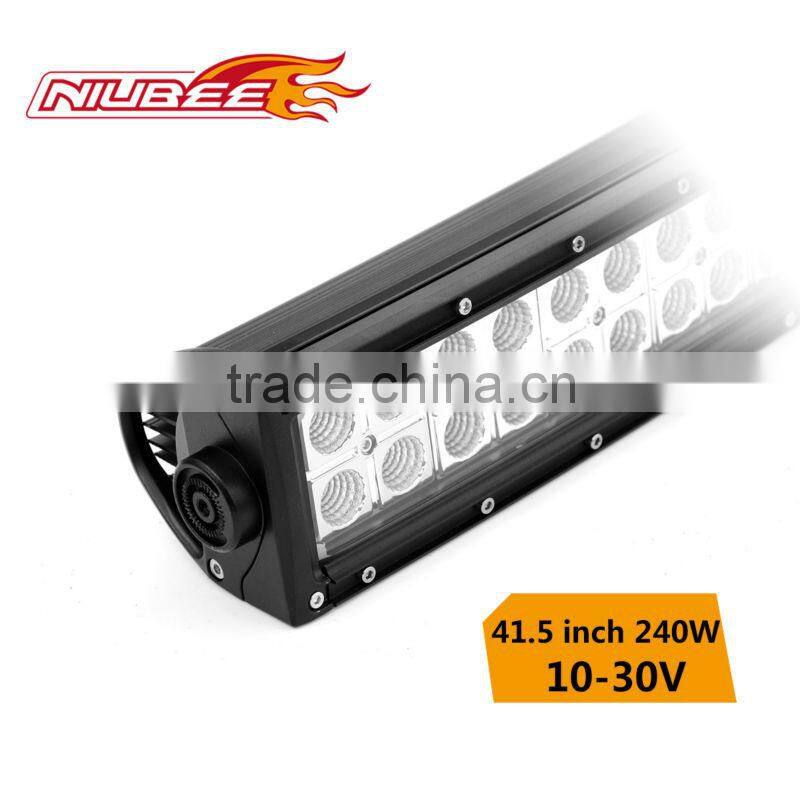 High quality and super bright 41.5 inch 240w curved led bar for all cars /boats