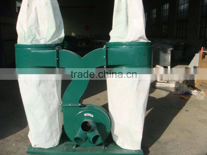 DC9030 Woodworking Double Bags Saw Dust Collector with 3kw motor power