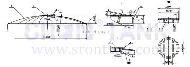 SRON Brand Irrigation Fertilizer Tanks For Sale