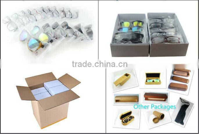 brown bamboo with wood veins in palarized lens free customer logo