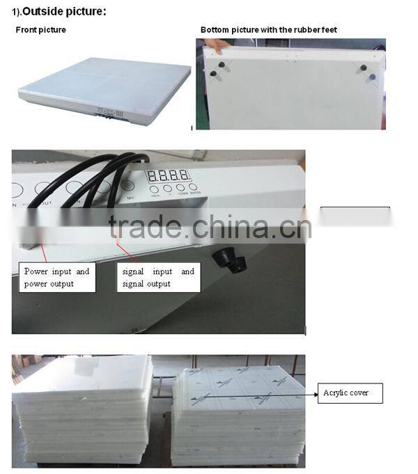 Cheap DJ dancing LED digital dance floor