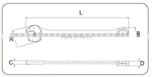 Adjustable ring spanner ring spanner flogging spanner