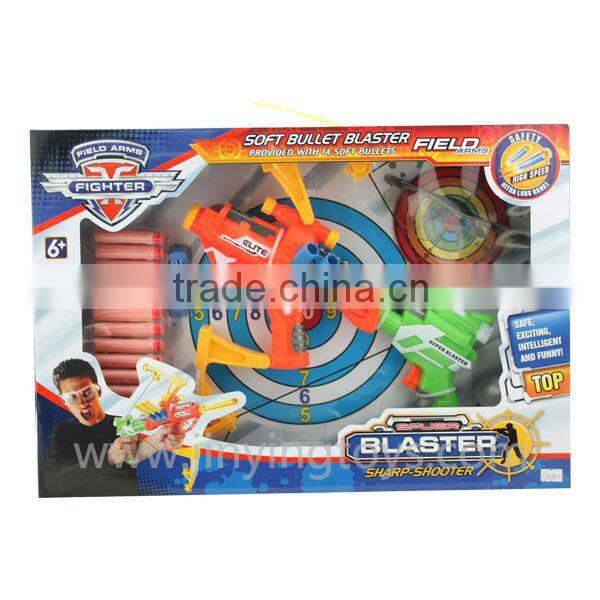 Funny plastic soft dart gun for kids