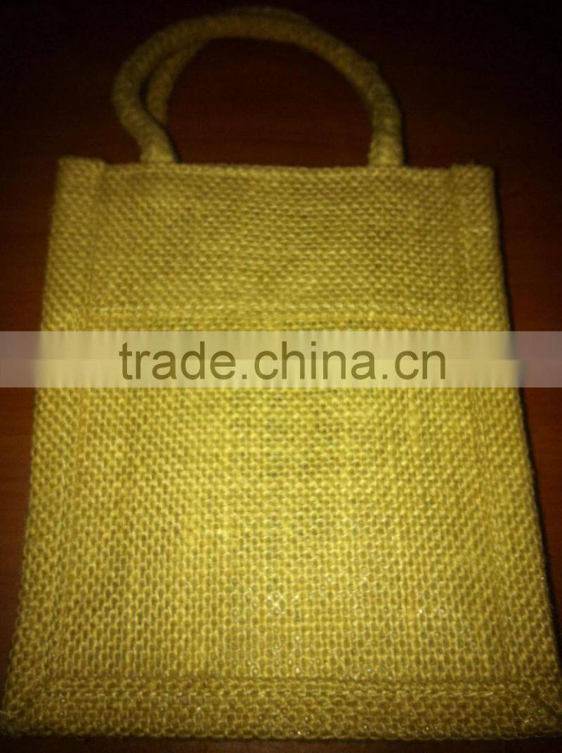 Factory directly jute bag with PVC clear window