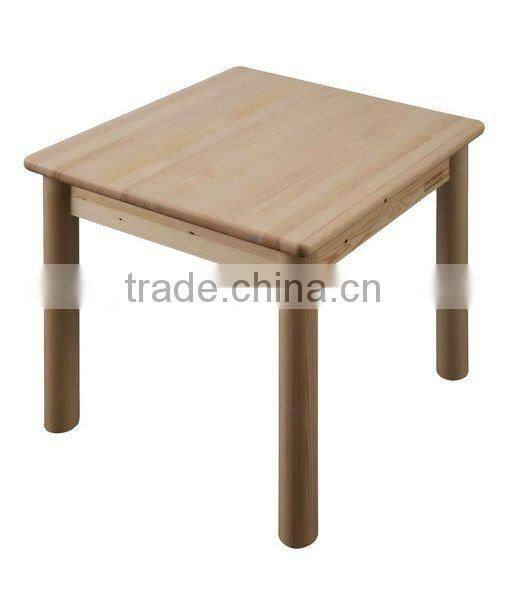 Small solid wood kids square dining table for kindergarten activity#SP-P007