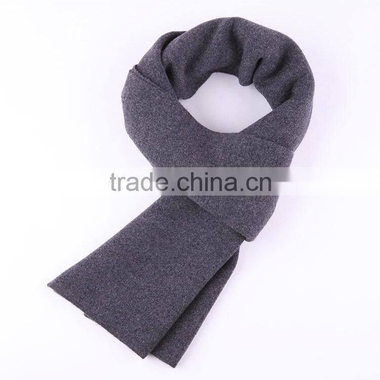 Wool Grey Scarf for Business Man