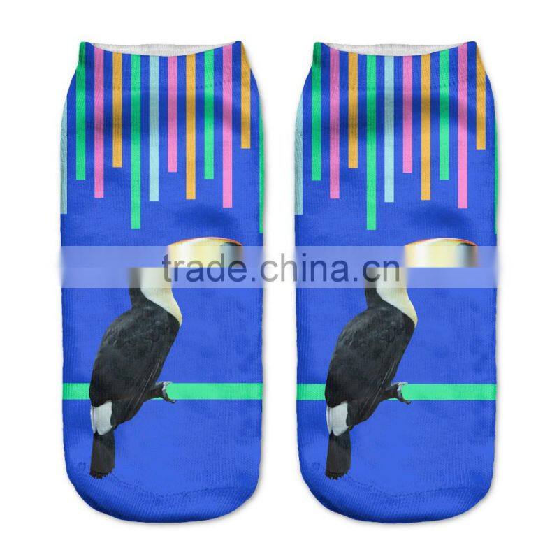 high quality 3d digital full print colorful cartoon cute boy tube socks