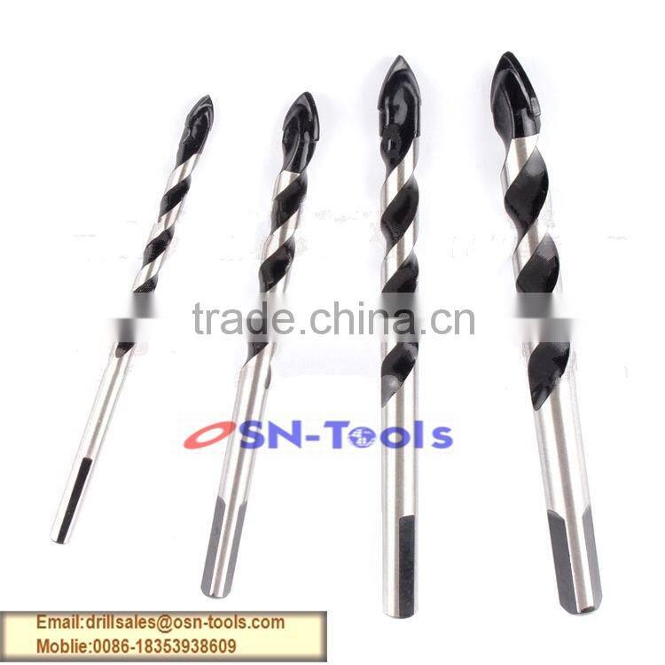 Tungsten carbide Easy and quick chip removal glass drill bit